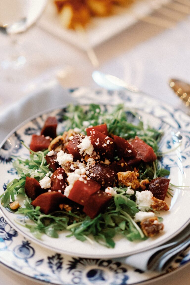 Beet and arugula salad by 128 South Catering
