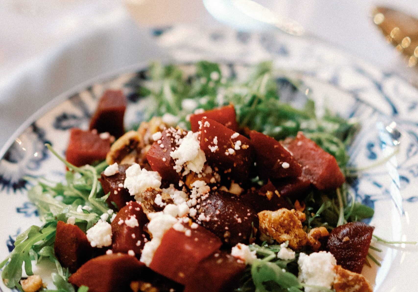 Beet and arugula salad by 128 South Catering