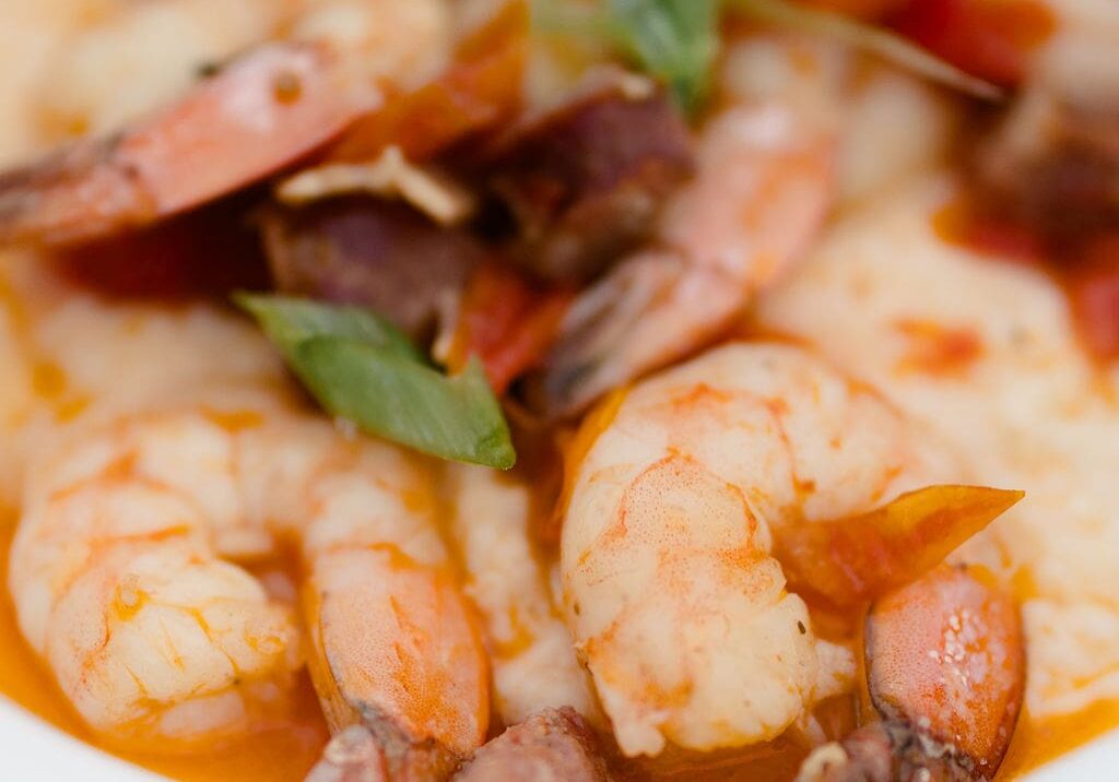 Shrimp and grits by 128 South Catering